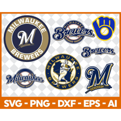 Milwaukee Brewers Baseball Team SVG