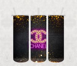 Chanel Tumbler Png, Sublimation Tumbler Chanel , Chanel  Png, 20oz skinny Tumbler Png Digital Download