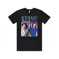 Kenau Reeves Homage T-shirt Tee Top Film Star Movie Icon Legend Retro 90's Vintage Funny