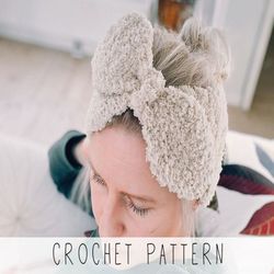 CROCHET PATTERN bow headband x Kids headband pattern x Easy crochet headband pattern x Headwrap crochet pattern x Girls