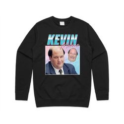 Kevin Malone Homage Jumper Sweater Sweatshirt US Office TV Show Retro 90's Vintage Funny