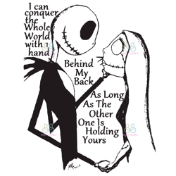Jack and Sally Conquer The World Svg, Halloween Svg, Jack Skellington Svg, Sally Svg, Nightmare Before Christmas