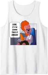 Disney A Goofy Movie The Leaning Tower Of Cheeza Tank Top