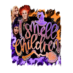 I Smell Children Png, Halloween Png, Hocus Pocus Png, Sanderson Sisters Png, Halloween Witch Png