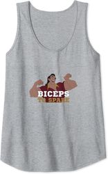 Disney Beauty & The Beast Gaston Flexing Biceps To Spare Tank Top