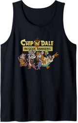 Disney Chip N Dale Goofy Group Rescue Tank Top