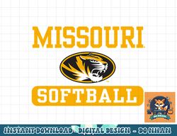 missouri tigers softball officially licensed  png, sublimation