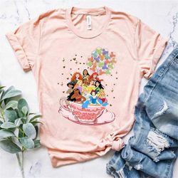 Disney Princess Shirt, Disney Balloon Shirt, Princess Shirt, Disney Vacation Shirt, Disney Belle, Cinderella, Tiana, Rap