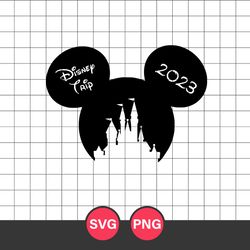 Disney Trip 2023 Svg, Mickey Head Svg, Disney Svg, Png Digital File