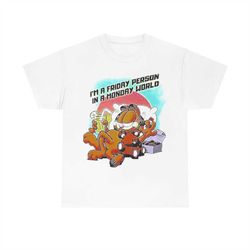 Garfield Im A Friday Person In A Monday World T-shirt