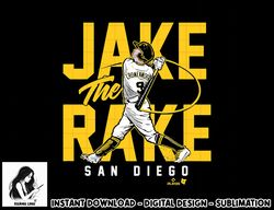 Jake Cronenworth - Jake The Rake - San Diego Baseball  png, sublimation