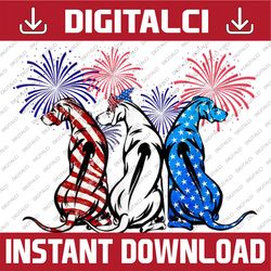 Rhodesian Ridgeback Dog 4th Of July Patriotic Animal 4th Of July, Memorial day, American Flag, Independence Day PNG File