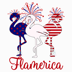 Flamingo American Flag Svg, 4Th Of July, American Flag Svg, Flamerica Svg, Independence Day Svg