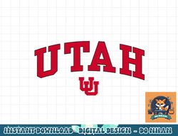 Utah Utes Arch Over Black Officially Licensed  png, sublimation