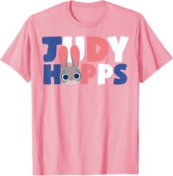 Disney Zootopia Judy Hopps Text Portrait Graphic T-Shirt