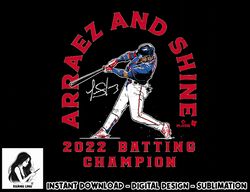 Luis Arraez and Shine Special Edition - Minnesota Baseball  png, sublimation