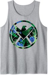 Marvel Agents Of Shield Floral Paradise Icon Tank Top