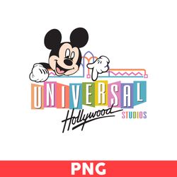 Universal Hollywood Studio Png, Universal Studio Png, Mickey Mouse Png, Disneyland Png, Disney Png - Digital File