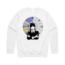 Wednesday Addams Window Jumper Sweater Sweatshirt TV Show Gift Mens Women's
