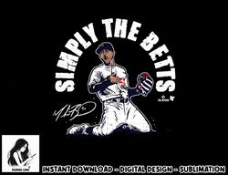 Mookie Betts - Simply The Betts - Los Angeles Baseball  png, sublimation