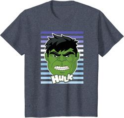 Marvel Avengers Assemble HULK Face Graphic T-Shirt