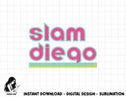 Officially Licensed - Slam Diego City Edition  png, sublimation
