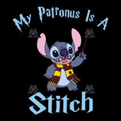 My Patronus Is A Stitch Svg, Disney Svg, Stitch Svg, Harry Potter Svg, Animal Svg, Trending Svg