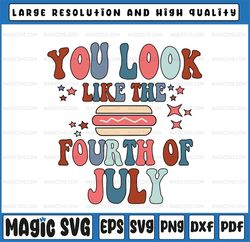 You look like the 4th of july SVG PNG,Retro SVG,4th of July svg,Fourth Of July svg,America svg,Patriotic svg