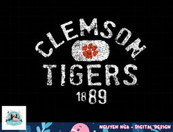 Clemson Tigers 1889 Vintage Orange  png, sublimation