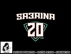 Officially Licensed Sabrina Ionescu - SA3RINA  png, sublimation