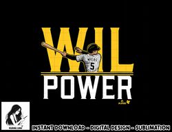 Officially Licensed Wil Myers - Wil Power  png, sublimation
