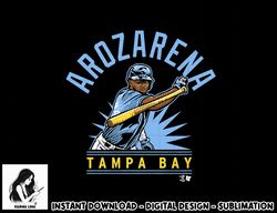 Randy Arozarena - Arozarena - Tampa Bay Baseball  png, sublimation