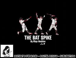 Rhys Hoskins - The Bat Spike - Philadelphia Baseball  png, sublimation