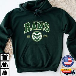 Colorado State Rams Est. Crewneck, Colorado State Rams Shirt, NCAA Sweater, Colorado State Rams Hoodies, Unisex T Shirt