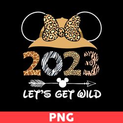 Let's Get Wild Png, Let's Get Wild Animal Kingdom Png, Mickey Mouse Png, Minnie Mouse Png, Disney Png - Digital File