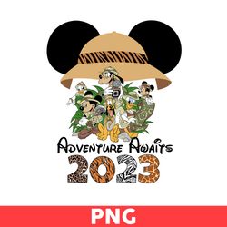 Adventure Awaits 2023 Png, Mickey Mouse Png, Animal Kingdom Png, Magical Kingdom Png, Disney Png - Digital File