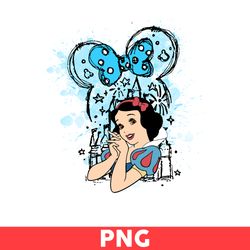 Snow White Minnie Bow Ears Png, Snow White Png, Minnie Mouse Png, Disney Princesses Png, Princesses Png, Disney Png