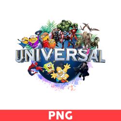 Universal Studios Png, Disneyland Png, Magic Kingdon Png, Minion Png, Superhero Png, Dinosaur Png Digital File