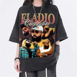 Eladio Carrin Vintage Washed Shirt, Hip hop RnB Rap Unisex Homage Tee,inspired Morena Fans Gift For Women, Retro 90's T-