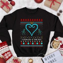 Kingdom Heart Ugly Christmas Sweatshirt Kingdom Heart Christmas Sweatshirt Gamer Gaming Christmas Sweater Family Christm