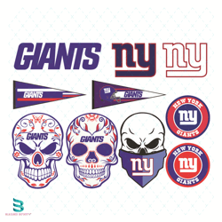New York Giants Bundle Logo Svg, Sport Svg, Giants Svg, Bundle Logo