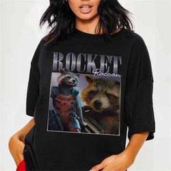 Vintage Rocket Racoon Shirt | Homage Rocket Racoon Shirt | Guardians Of The Galaxy Shirt | Gotg3 Shirt | Superhero Shirt
