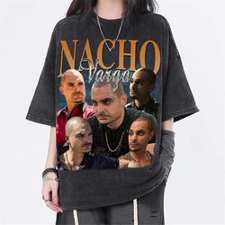 Nacho Varga Vintage Washed Shirt, Actor Homage Graphic Unisex T-Shirt, Bootleg Retro 90's Fans Tee Gift