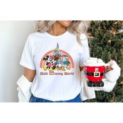 Retro Mickey And Friends Disneyworld Est 1971 T-shirt, Disneyworld Shirt, 2023 Family Vacation Tee, Magic Kingdom, Minni