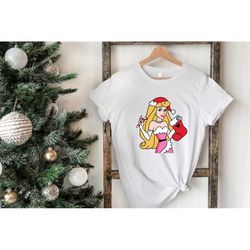 Disney Christmas Shirt, Princess Aurora, Disney Princess, Kids Christmas shirt, Disney Castle, Mickey Ears, Disney World
