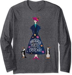 Disney Mary Poppins Practically Perfect Long Sleeve