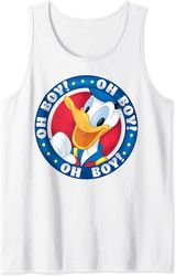 Disney Mickey And Friends Donald Duck Oh Boy Oh Boy Oh Boy Tank Top