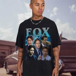 Fox Mulder Shirt Fox Mulder Vintage Shirt Fox Mulder Homage Shirt Fox Mulder Bootleg Shirt The X-Files Shirt X Files Mov
