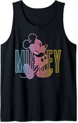 Disney Mickey And Friends Mickey Mouse Gradient Portrait Tank Top