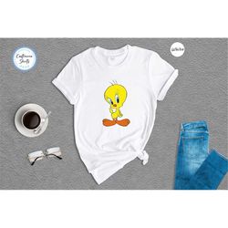 Adorable Tweety Shirt, Tweety Bird, Vintage Looney Tunes, Cute Cartoons Shirt, Cartoon Series T-Shirt, Funny Tweety Tee